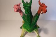 CHINASAURUS 1984 three headed dino Dragon warriors dungeons motu ko