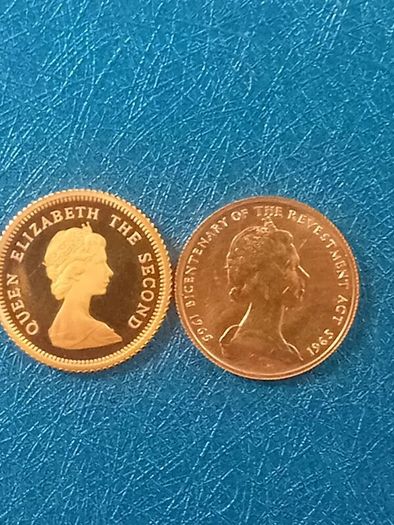 Two half sovereigns