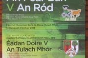 2018 Rhode v Ferbane - GAA Offaly Senior Football Club Final Programme