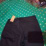 Gallery navy cotton sateen pants, size 10 Image 4