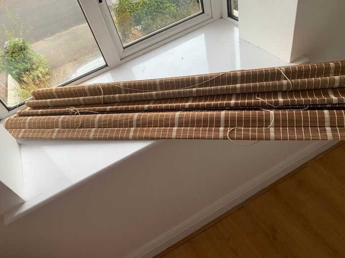 Roller blinds , bamboo
