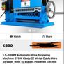 New  220v  Scrap Cable Stripping Machine 1mm-40mm, 10 Blades Wire Stripper Recycling Copper Cable Strippers Image 4