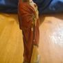 Vintage Statue Of The Sacred Heart. 23cm (9inches) X 7 Cm Wide (3 Inches). In Good Condition. See Photos For Same. Image 9