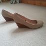 Cream Wide Fitting Wedge Heel Image 3