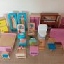 Large Collection of Wooden Dolls house furniture mostly large scale job lot Image 3