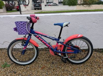 Drag Alpha 16 inch Kids Bike with Stabilisers, Stand & Bell