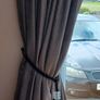 bespoke  pinch pleat curtains grey diamante Image 3