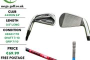 Titleist 716 AP2 #4 Iron 24 Degree / Kbs TGI 100 X-Stiff / Left Hand