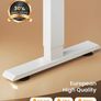 Height Adjustable Electric Standing Desk Frame Two-Stage With Heavy Duty Steel Stand up Desk Computer Desk with Automatic Memory Smart Pannel (White) Image 5