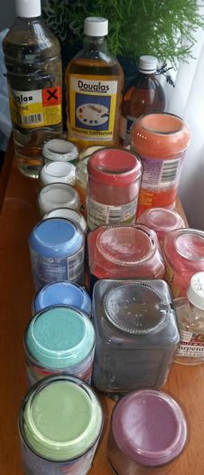 Porcelain And China Painting Supplies Complete Artist's Collection