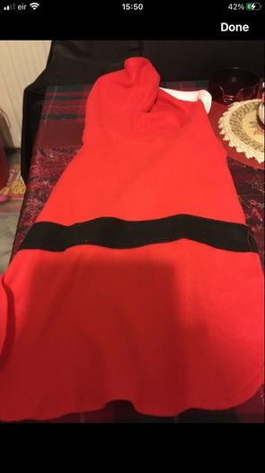 Dogs new Xmas suit size L