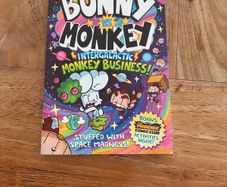 Bunny vs Monkey Intergalactic Monkey business book