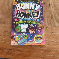 Bunny vs Monkey Intergalactic Monkey business book