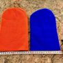 Pair of orange and blue hats Image 2