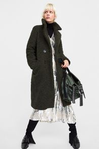 Zara Faux Shearling Coat