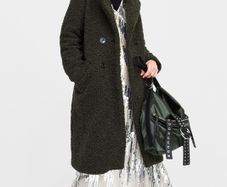 Zara Faux Shearling Coat