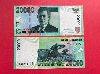 Indonesia  20,000 Rupiah 2014 Pick 151d  . ( Uncirculated )