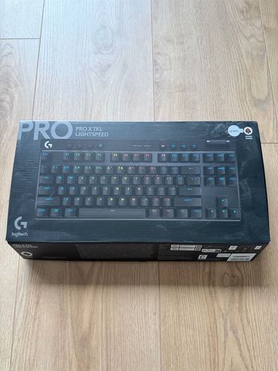 Logitech G Pro X TKL Gaming Keyboard - Black, US Layout - Mint, Boxed with Travel Case