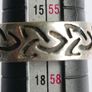 Vintage Sterling Silver Celtic Knot Ring Size P1/2 - 6,94g Image 5