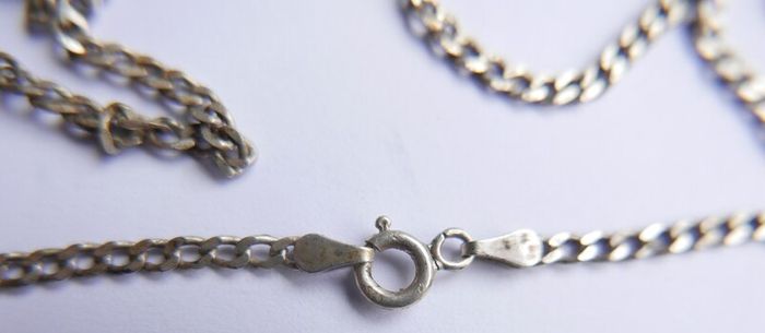 Vintage Sterling Silver 925 - 20 Inch  Curb Link Chain 6,4g