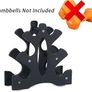 Dumbbell Stand 3 Tier- Dumbbell Rack Stand(Dumbbells Not Included), Dumbbell Rack Storage PP Triangular Dumbbell Weight Stand Storage Accessories for Home Gym Exercise Image 2
