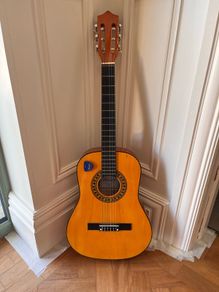 Guitar with Plectrum Holder