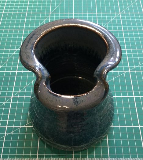 Louis Mulcahy Dark Blue Jug (medium size (1.2Pt.))