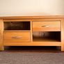 Oak Wooden TV Table Image 4