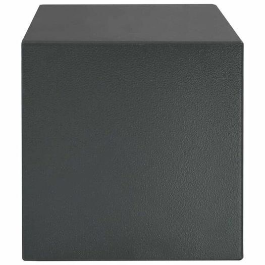 Digital Safe with Lock Dark grey 35 x 25 x 25 cm Steel