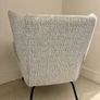 Grey Fabric Armchair Image 4
