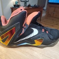 Nike LeBron  11 Elite Black/Gold Basketball Shoes 642846-002 UK 12/EU 47.5/US 13