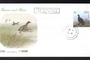 1989 Ireland Fauna &amp; Flora 24p Red Goose Game Birds Stamps Commemorative Stamps An Post First Day Cover (FDC) with Thurles Steele Cancel