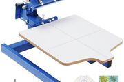 1 Color 1 Station Silk Screening Screenprint Press Screen Printing Machine