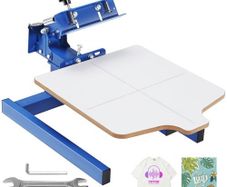 1 Color 1 Station Silk Screening Screenprint Press Screen Printing Machine