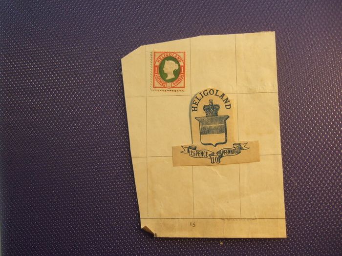 Stamps Of Heligoland.