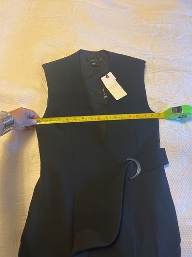 Ted Baker Black midi dress