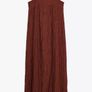 Reduced Zara Boho Rust Ramie & Cotton Crinkle Long Dress  Size XL UK 14 Image 10