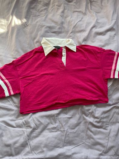 crop polo top