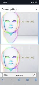 Multicolour Face and Neck Mask