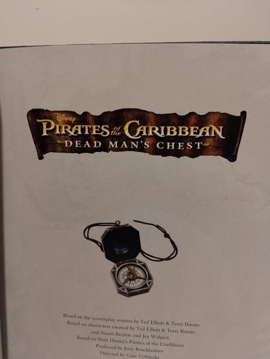 Pirates Of The Caribbean Hardback Book & Cd