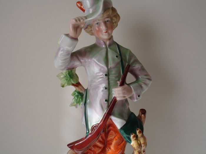 Vintage German Figurine Hunter /Gamekeeper