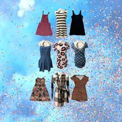 Size 8 Womens Dress Bundle 9 Pieces Like New