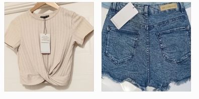 Bershka Girls Crop Top