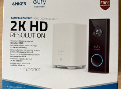 Eufy Video Doorbell 2K  HomeBase 2  Complete Set  Corner Bracket
