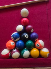 pool balls