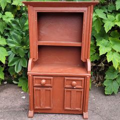 Antique venecular apprentice piece kitchen dresser
