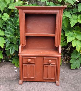 Antique vernacular apprentice piece kitchen dresser