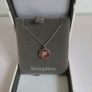 Silver by Absolute Sterling Silver Initial P CZ Disc Pendant Necklace New Boxed  CAN POST Image 2