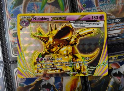 Nidoking BREAK !  Holo Rare ! from Evolutions Set ! 2016 ! Pokemon Card !