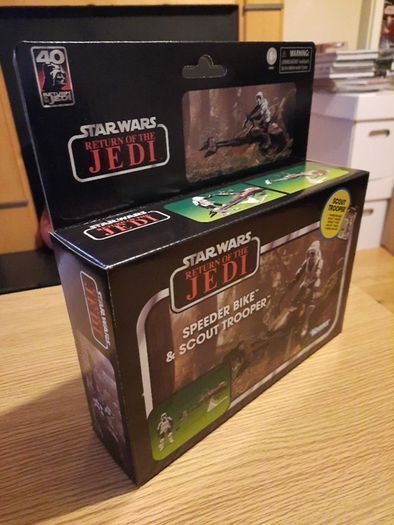 Star Wars Vintage Collection: Speeder Bike & Scout Trooper 3.75''